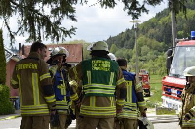 Wurmlingen: Brand einer Fabrikhalle